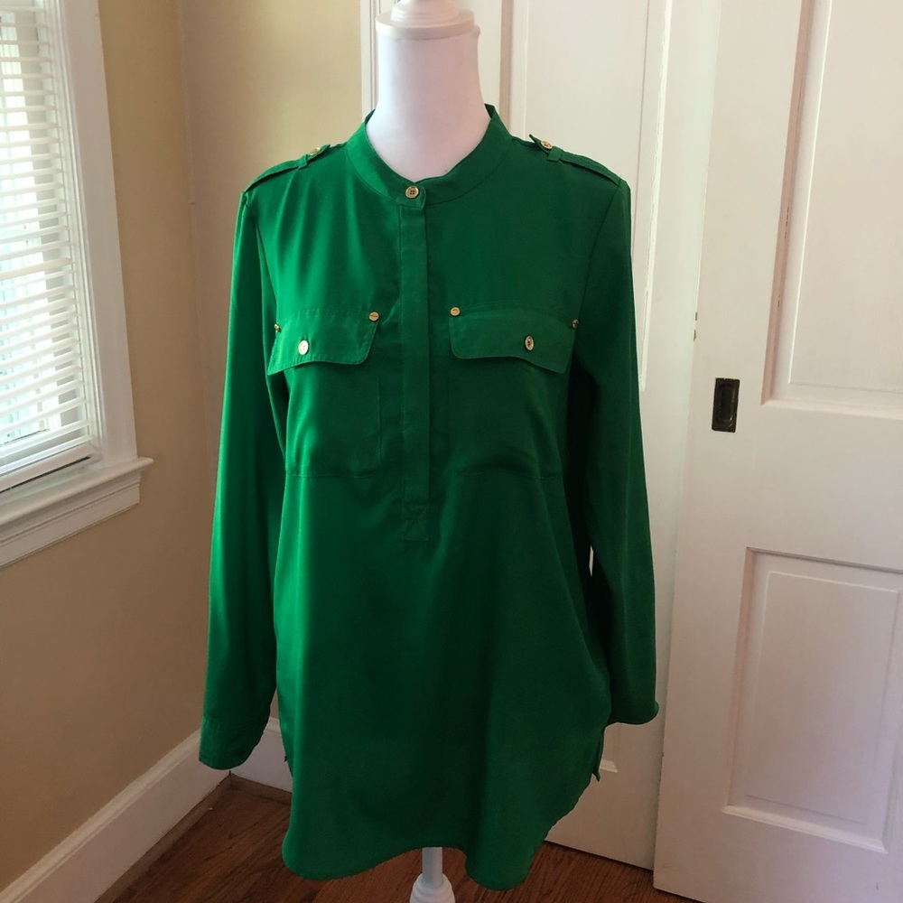 Michael Kors Kelly Green Top